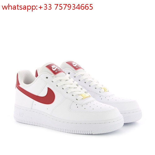 air force 1 rouge et blanche femme nike,nike air force 1 rouge et ...