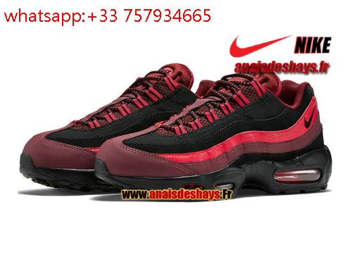 air max 95 homme noir et rouge,Nike AIR MAX 95 Noir Rouge ...